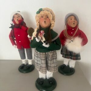 Byer’s Choice Ltd. Christmas Carolers Set of Three Year 1995